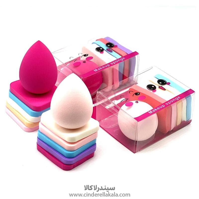 پد آرایشی 6 تیکه Makeup sponge — تصویر ۳
