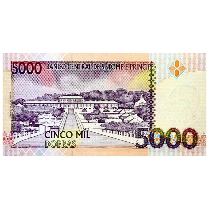 اسکناس 5000 دابراس سائوتومه و پرنسیپ 2004 — تصویر ۲
