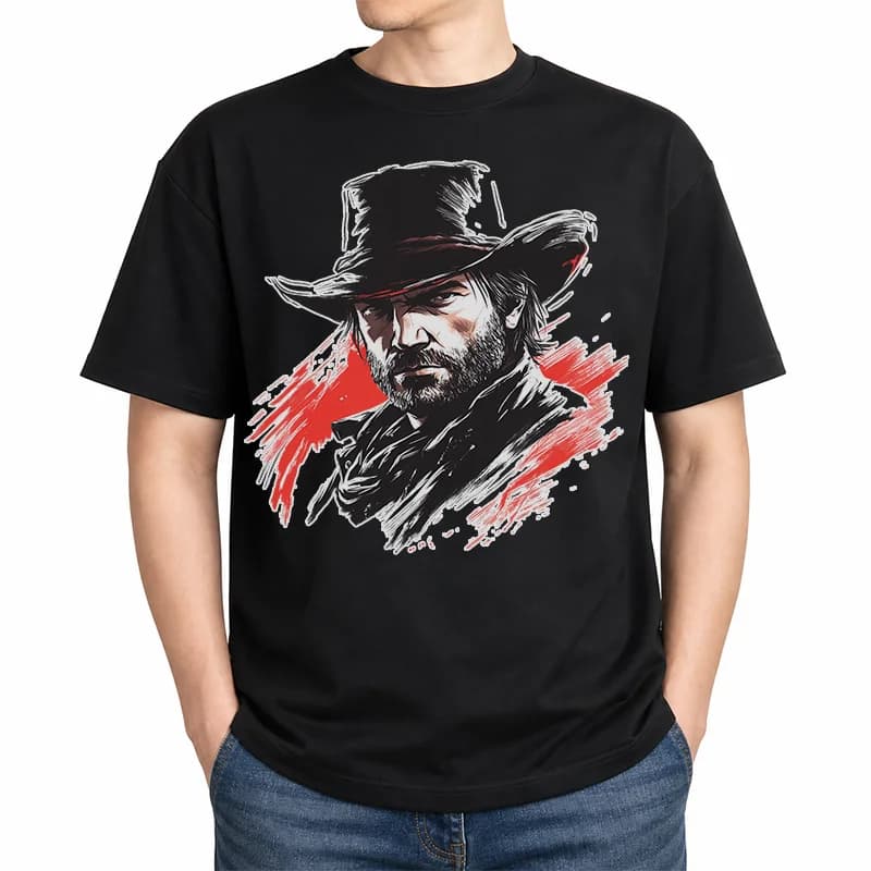 تیشرت red dead کد 13 — تصویر ۲