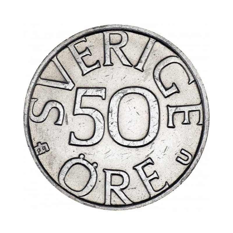 سکه 50 اور سوئد 1980 — تصویر ۲
