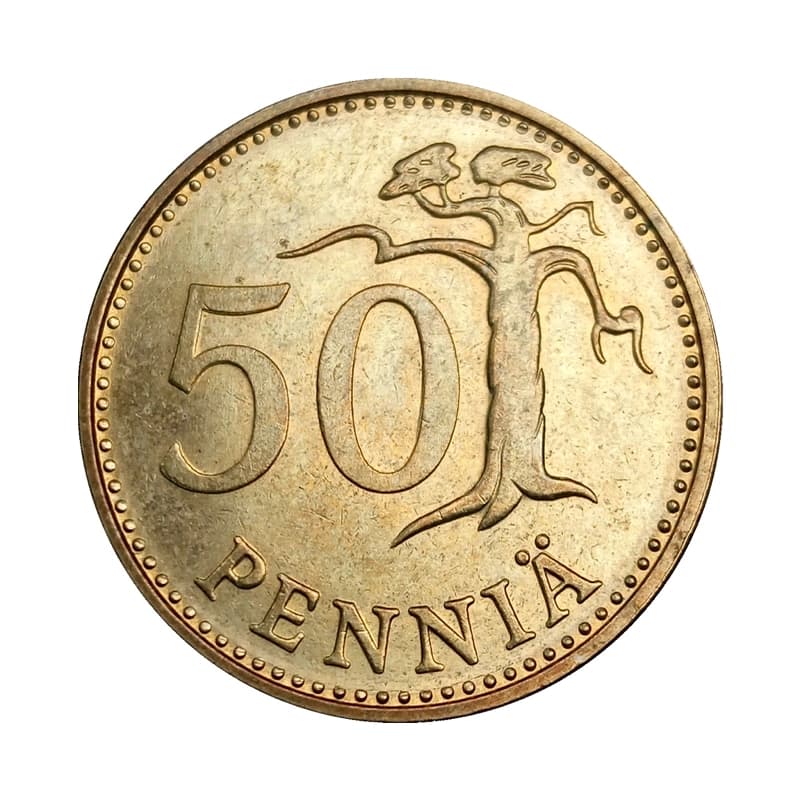 سکه 50 پنیا فنلاند 1978 — تصویر ۲