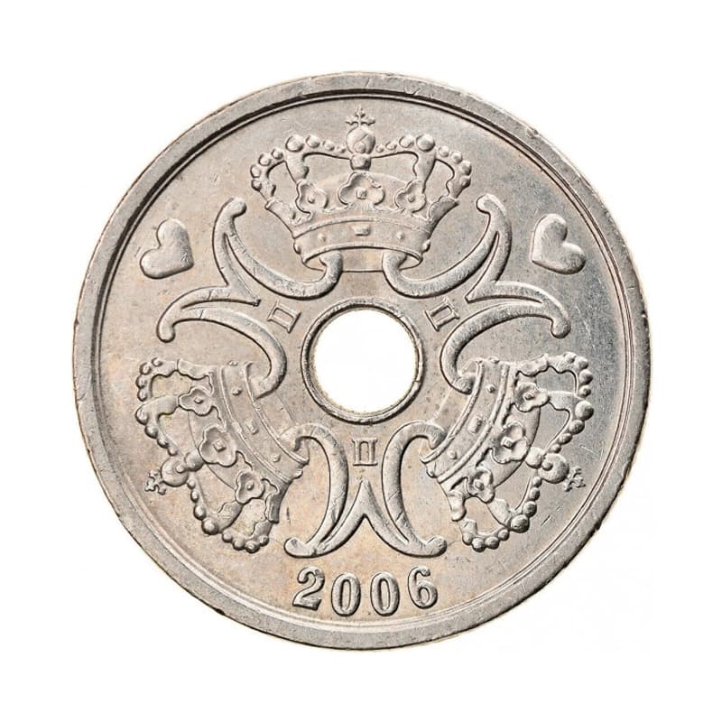 سکه 2 کرون دانمارک 2007