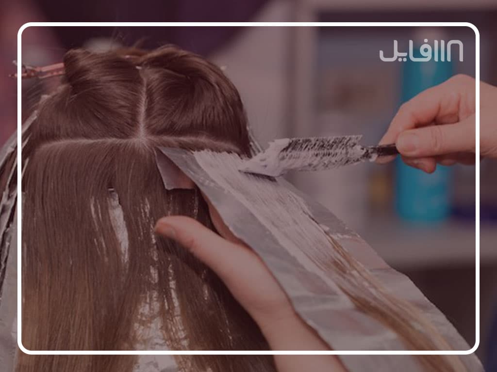 آموزش رنگ مو — تصویر ۲