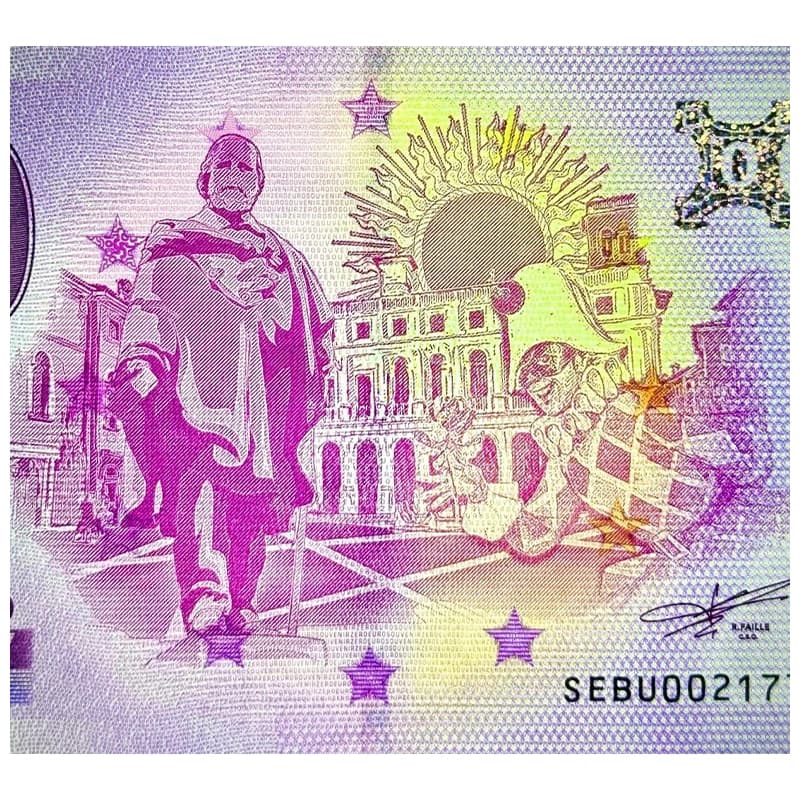 اسکناس صفر یورو شهر برگامو ایتالیا 2022 Bergamo — تصویر ۸