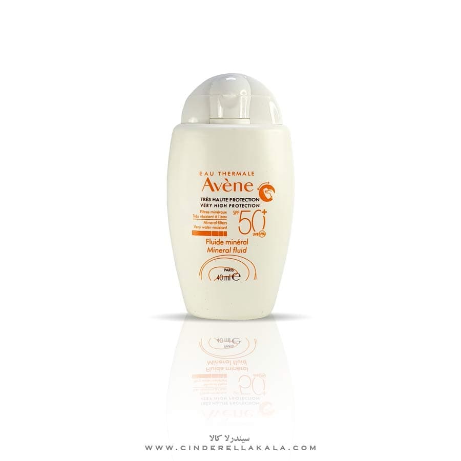 ضد آفتاب مخصوص کودکان اون بی رنگ Avene Mineral Fluid SPF50 — تصویر ۳