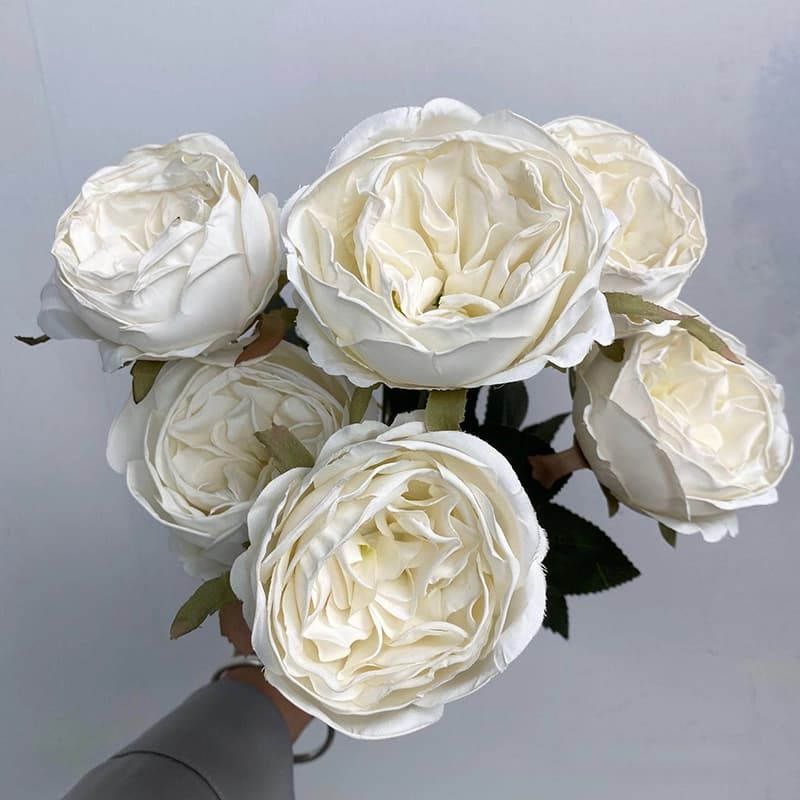 دسته گل رز ژولیت مصنوعی 7 گل