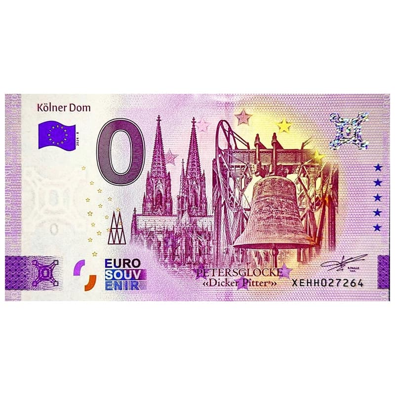 اسکناس صفر یورو کلیسای جامع کلن 2024 Kolner Dom — تصویر ۵