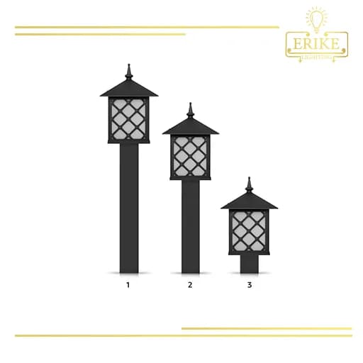 چراغ چمنی شب تاب مدل کارن 2