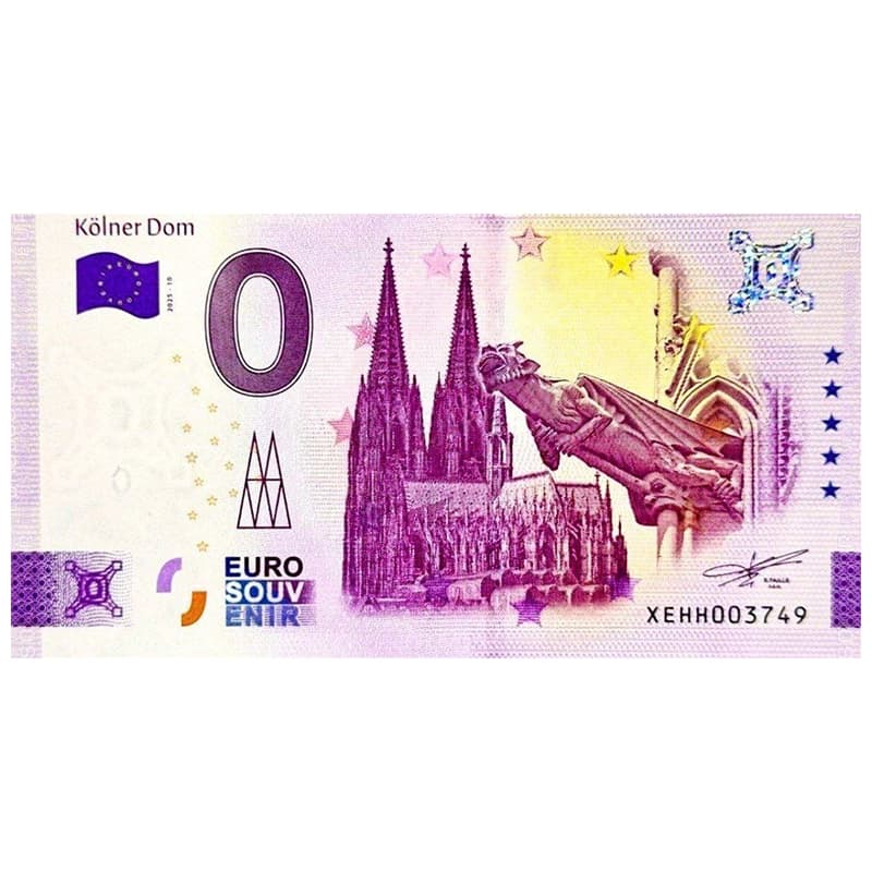 اسکناس صفر یورو کلیسای جامع کلن 2025 Kolner Dom — تصویر ۵