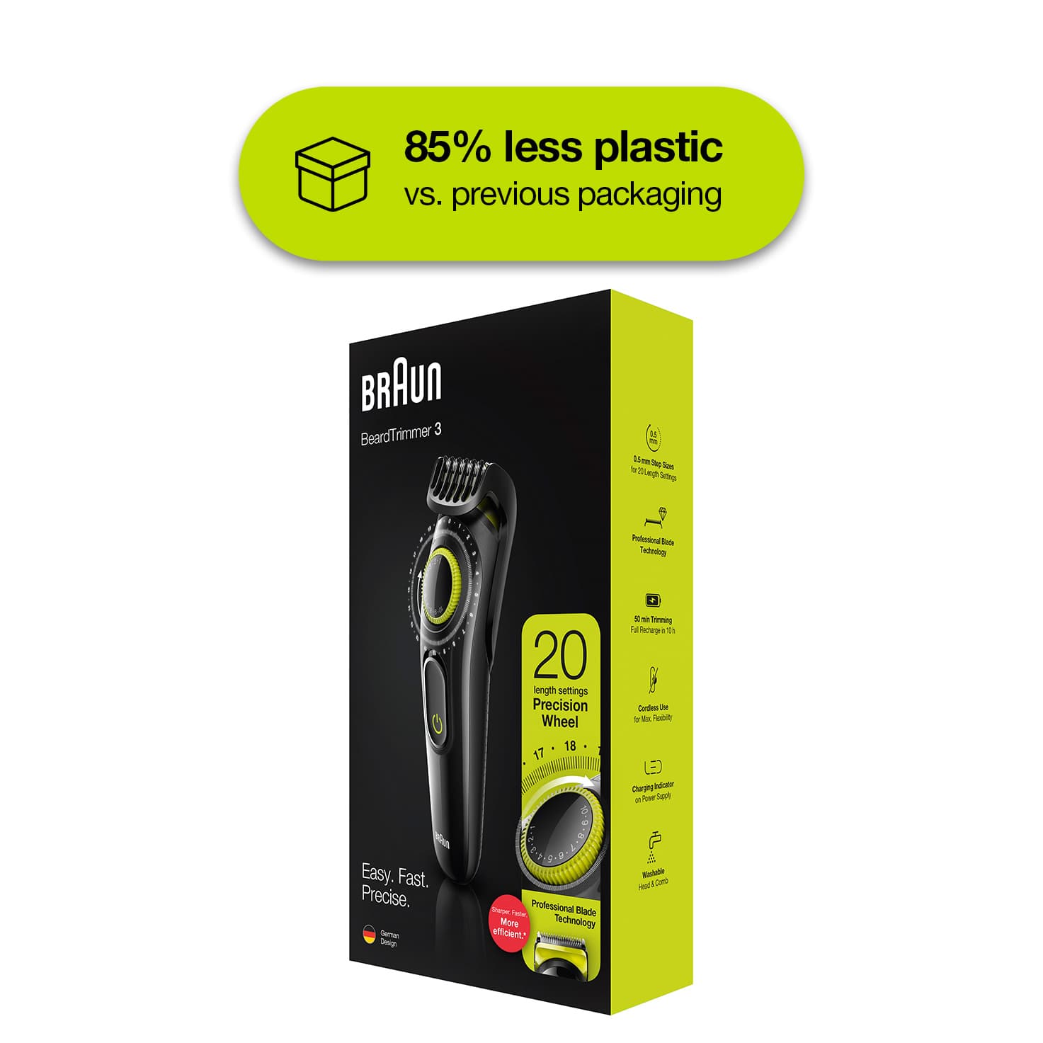 ماشین اصلاح براون مخصوص صورت مدل BT3221 — تصویر ۲