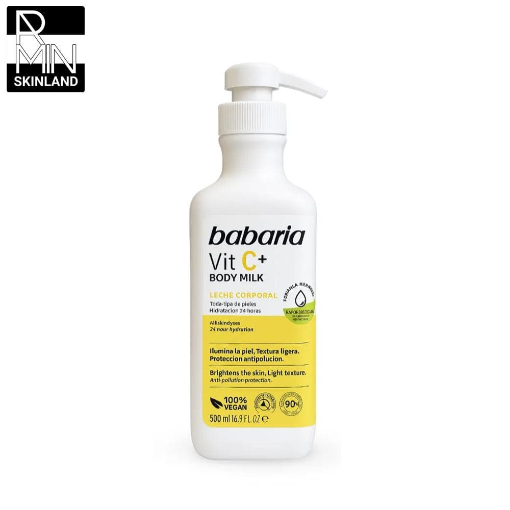 شیر بدن روشن کننده باباریا مدل ویتامین C حجم 500ml — تصویر ۴