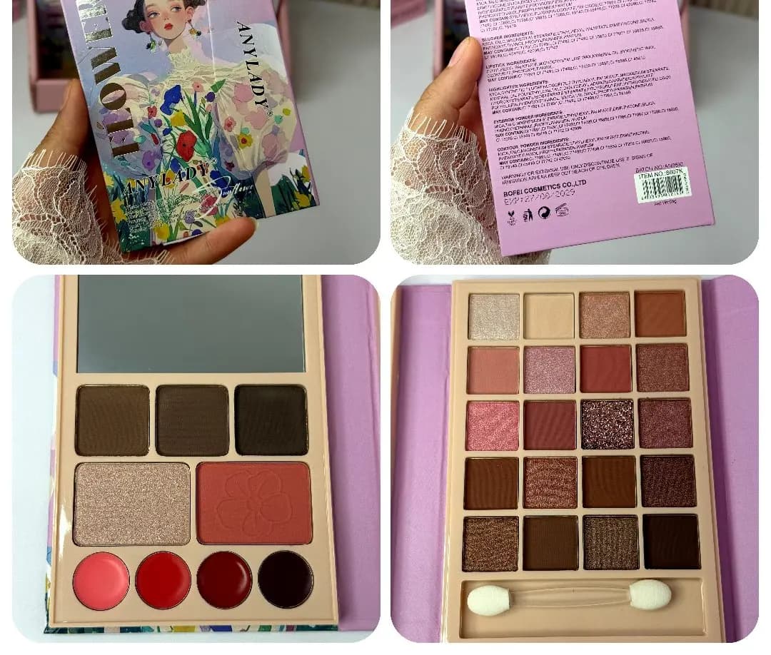 پالت سایه 8607K گل دختر ANYLADY — تصویر ۱۰