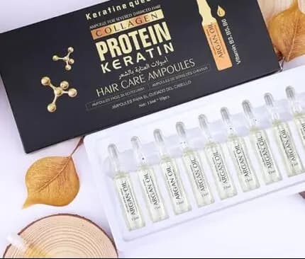 پک ویال مو 10 عددی کراتین KERATIN QUEEN — تصویر ۶