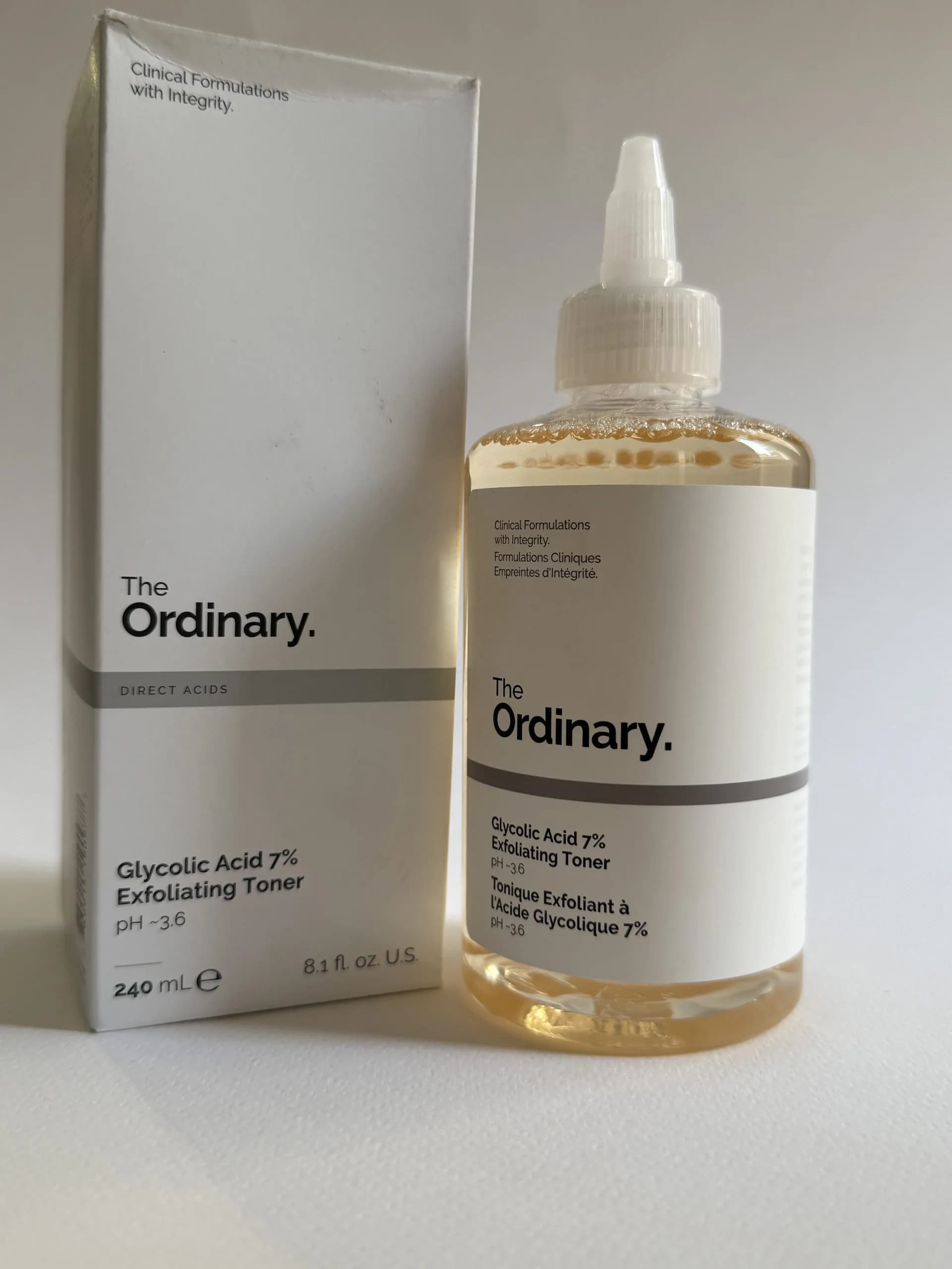 تونر گلیکولیک اسید 7 درصد لایه بردار و روشن کننده اوردینری (Ordinary) 240 ml