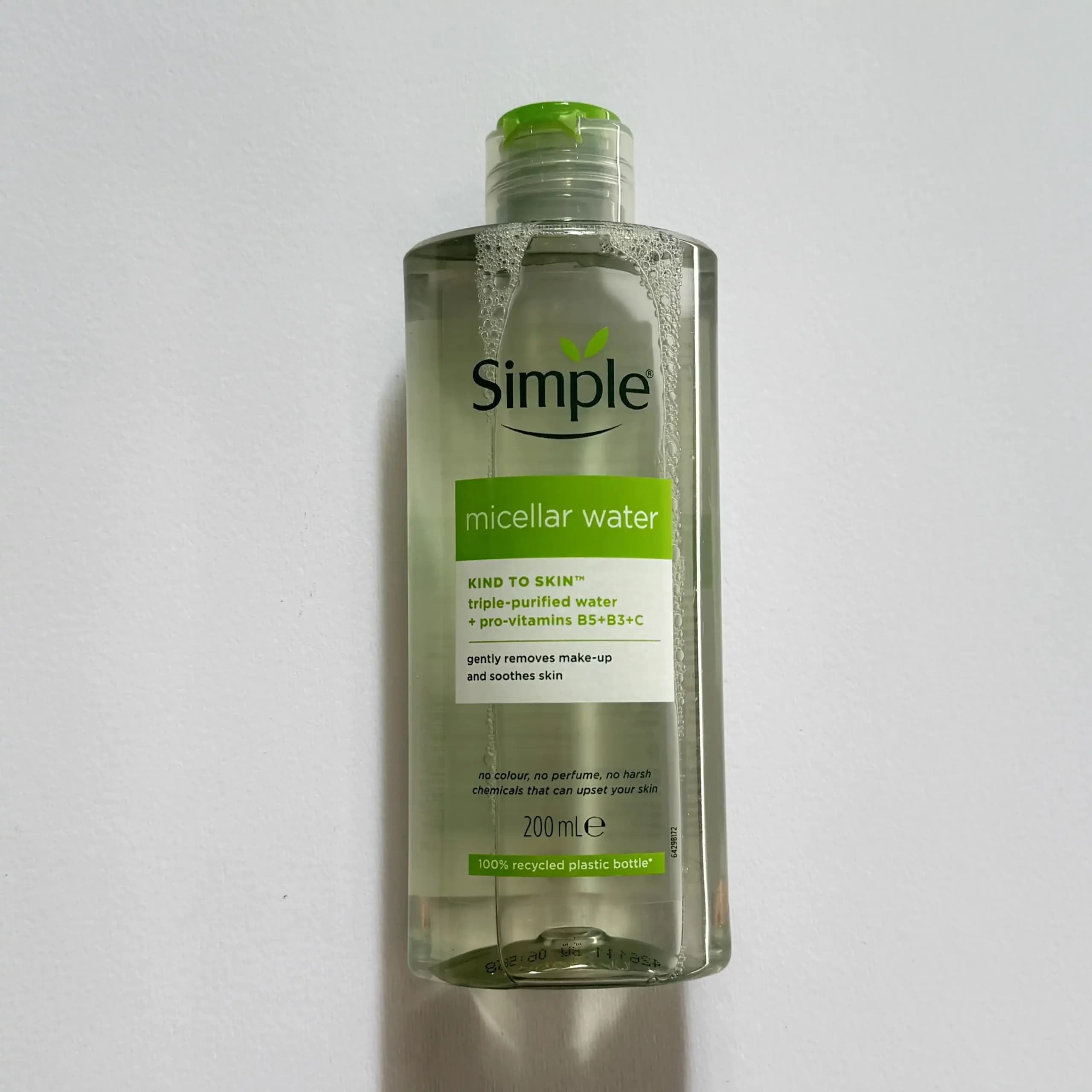 میسلار واتر سیمپل مدل kind to skin 200ml (simple) — تصویر ۳