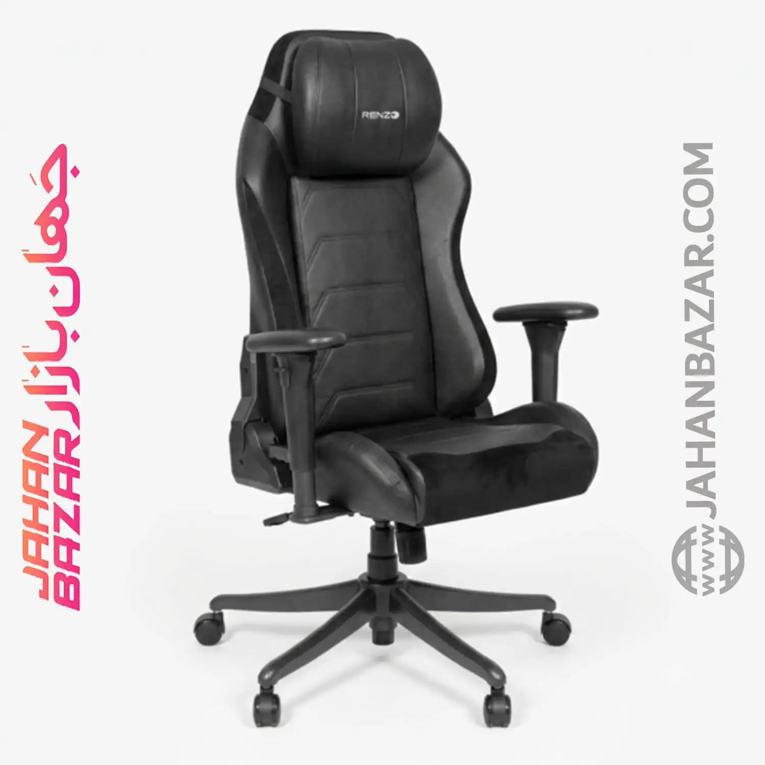 صندلی گیمینگ رنزو مدل RENZO Imperial XL Carbon Black — تصویر ۱۱
