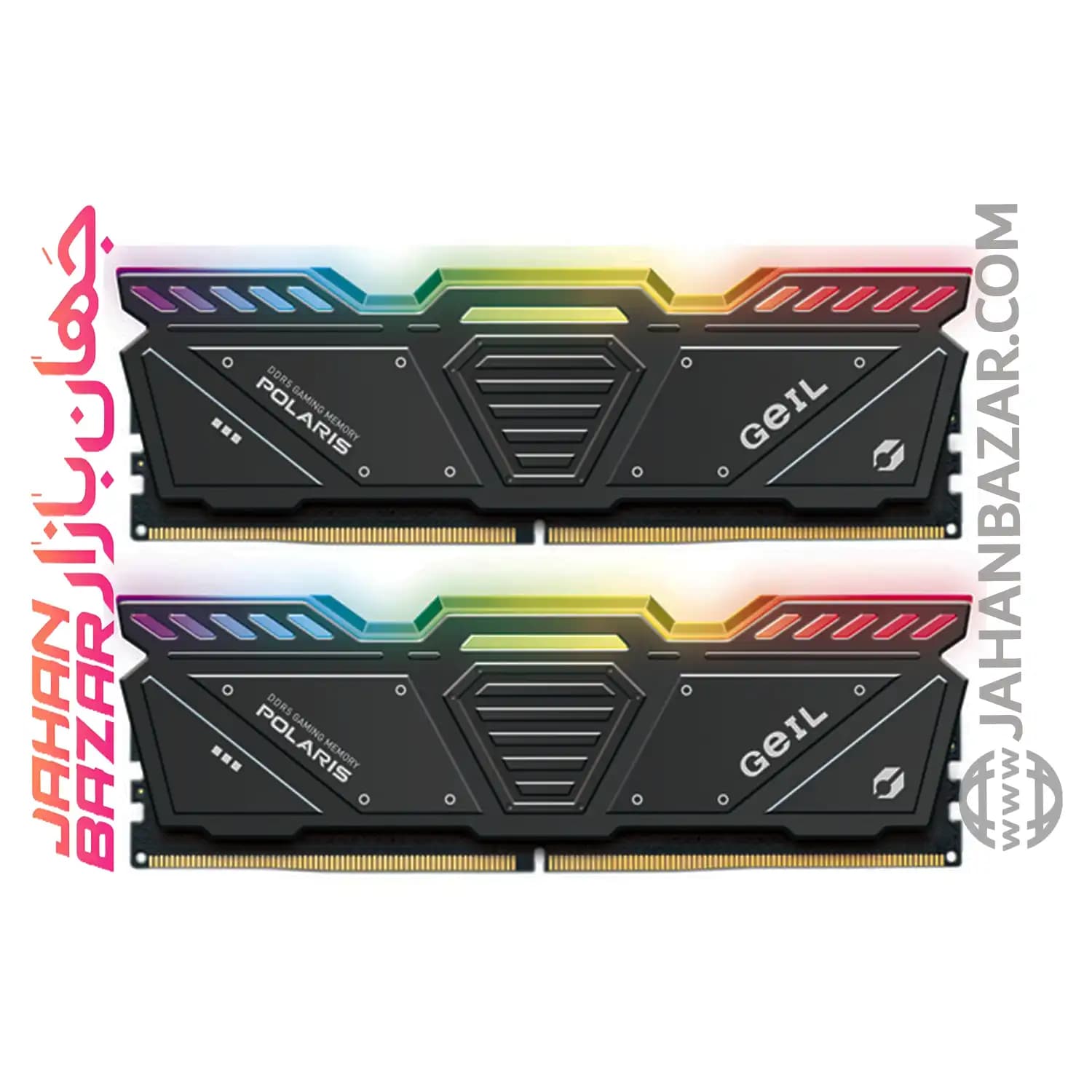 رم دسکتاپ جیل GEIL دو کاناله CL40 مدل DDR5 4800 MHz GEIL POLARIS ظرفیت 64 GB — تصویر ۶