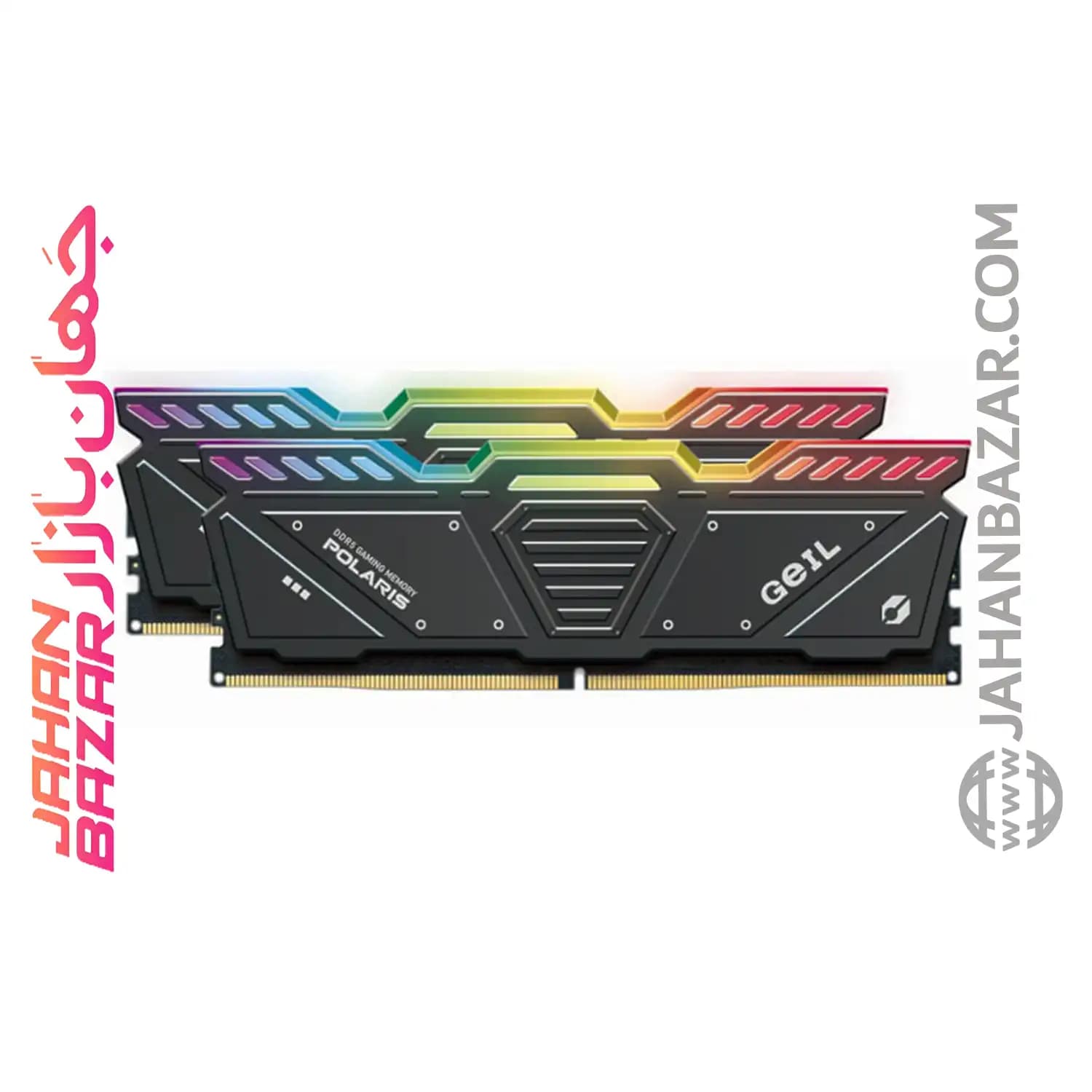 رم دسکتاپ جیل GEIL دو کاناله CL40 مدل DDR5 4800 MHz GEIL POLARIS ظرفیت 64 GB — تصویر ۵