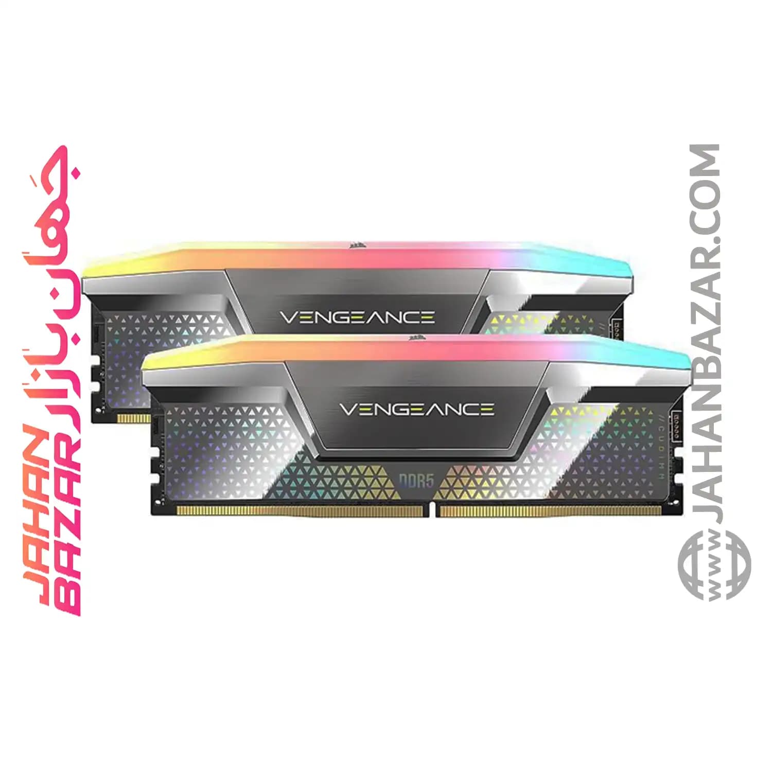 رم دسکتاپ Corsair کورسیر دو کاناله CL40 مدل DDR5 8200 MHz VENGEANCE RGB ظرفیت 48 GB — تصویر ۳