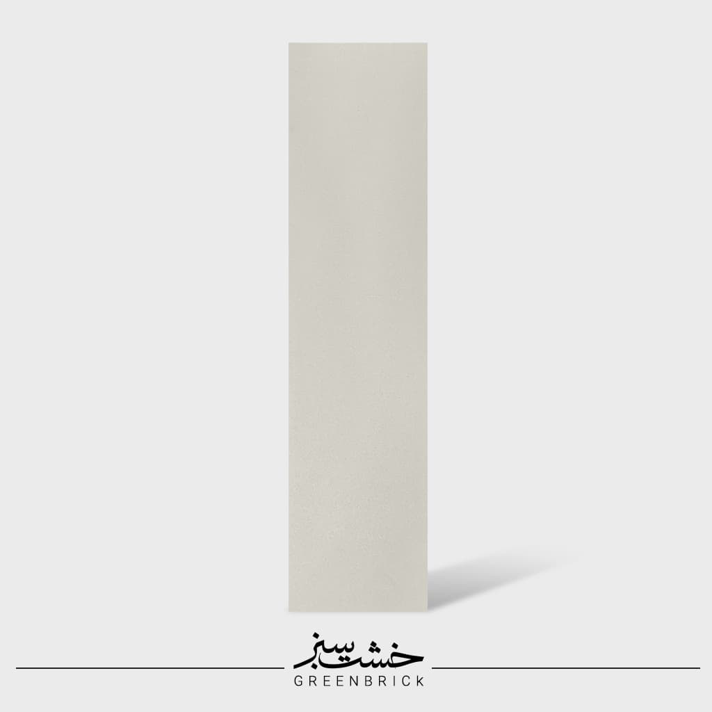 آجر نما سفید یخی آذین نما سایز 100×25 — تصویر ۲