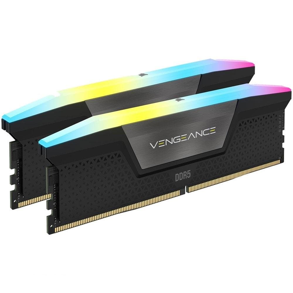رم دسکتاپ Corsair کورسیر دو کاناله CL40 مدل DDR5 6000 MHz VENGEANCE RGB ظرفیت (2x64GB)128 GB — تصویر ۶