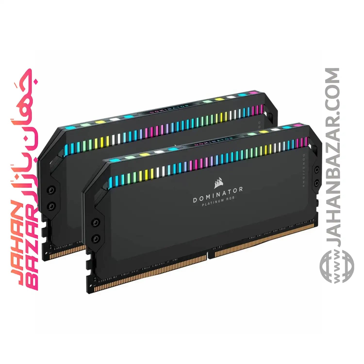 رم دسکتاپ Corsair کورسیر دو کاناله CL32 مدل DDR5-6400MHz DOMINATOR PLATINUM RGB ظرفیت (2x32GB)64 GB — تصویر ۷
