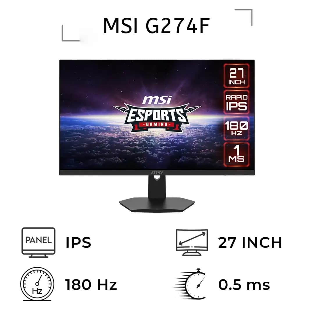 مانیتور استوک گیمینگ ام اس آی مدل MAG G274F سایز 27 اینچ