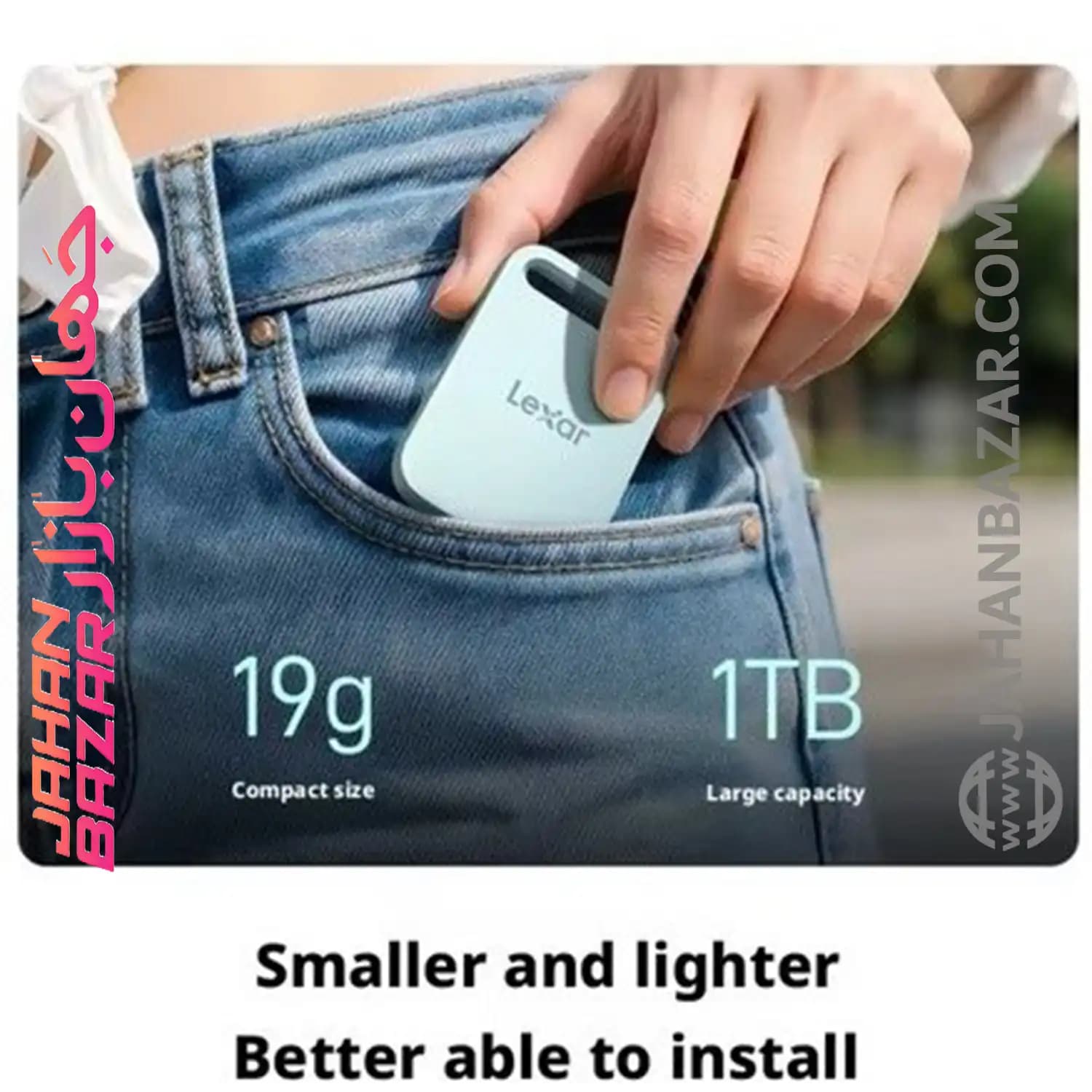 اس اس دی اکسترنال لکسار SL260 LEXAR ظرفیت 1 ترابایت — تصویر ۳