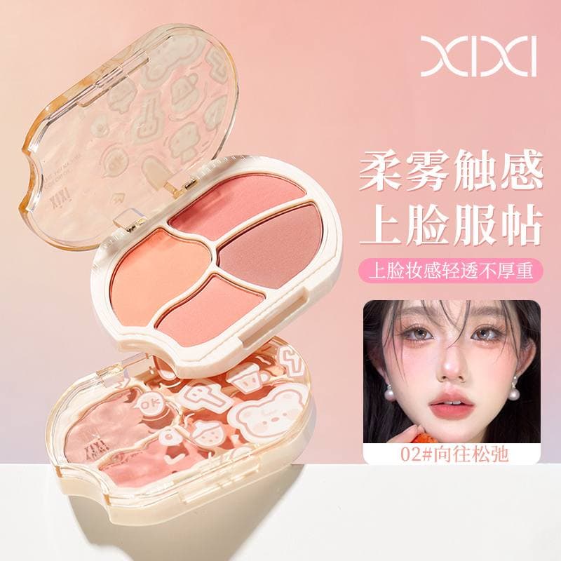 رژگونه پودری چهار رنگ 703 شی شی XIXI — تصویر ۸