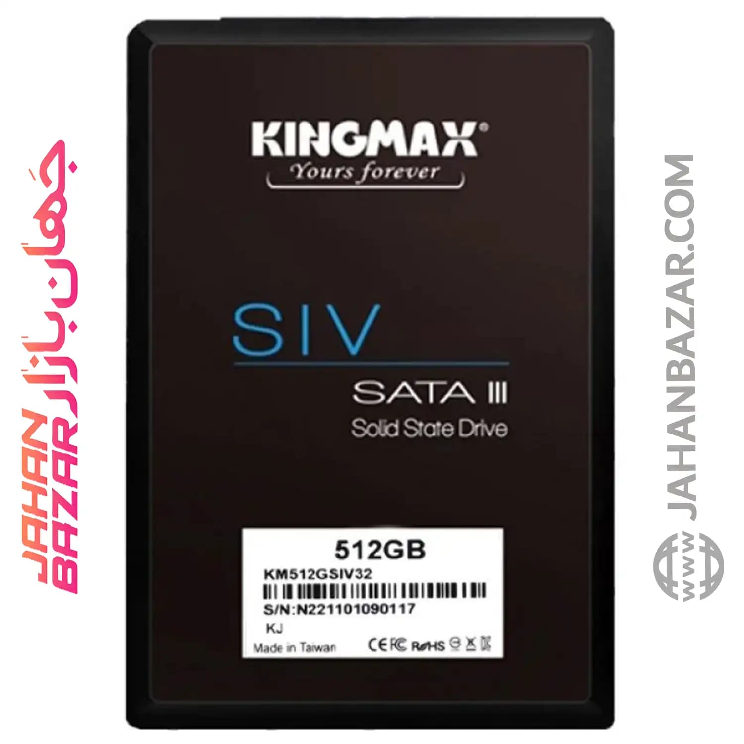 اس اس دی اینترنال کینگ مکس Kingmax مدل SATA512SIV32 ظرفیت 512 گیگابایت