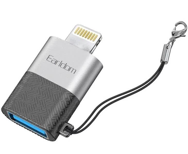 مبدل USB به LIGHTNINIG ارلدام مدل ET-OT74 — تصویر ۳