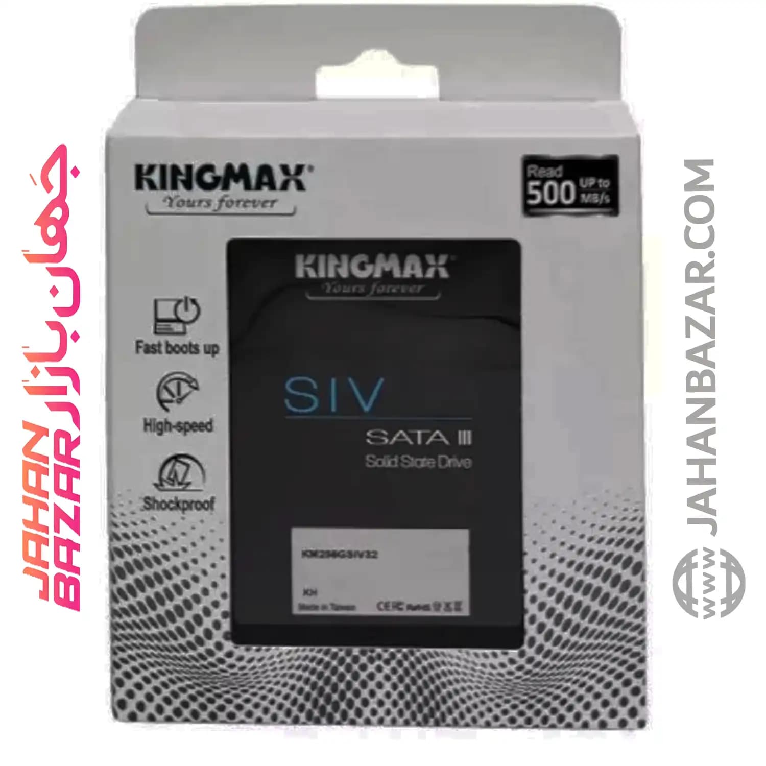 اس اس دی اینترنال کینگ مکس Kingmax مدل SATA256SIV32 ظرفیت 256 گیگابایت — تصویر ۲
