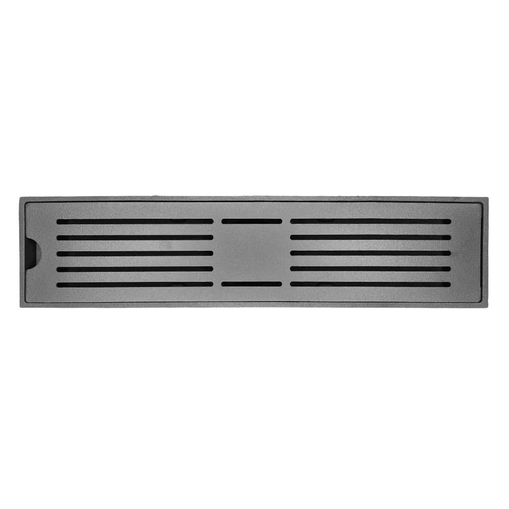 کفشور خطی مشبک آلومینیومی درب استیل دو حالته 30 سانتی سارانیک کد TD402