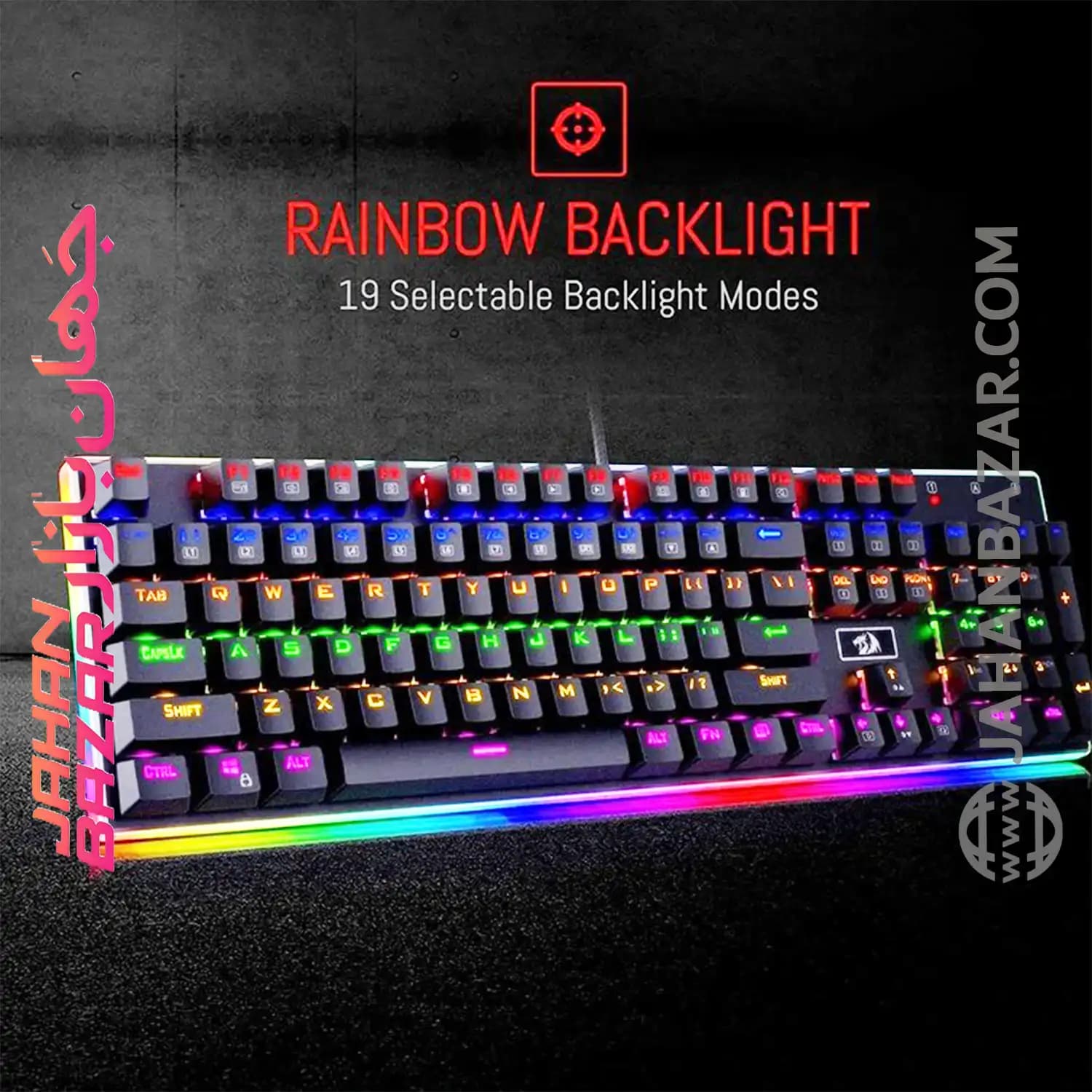 کیبورد مکانیکال گیمینگ ردراگون Redragon مدل Kali K577R RGB — تصویر ۶