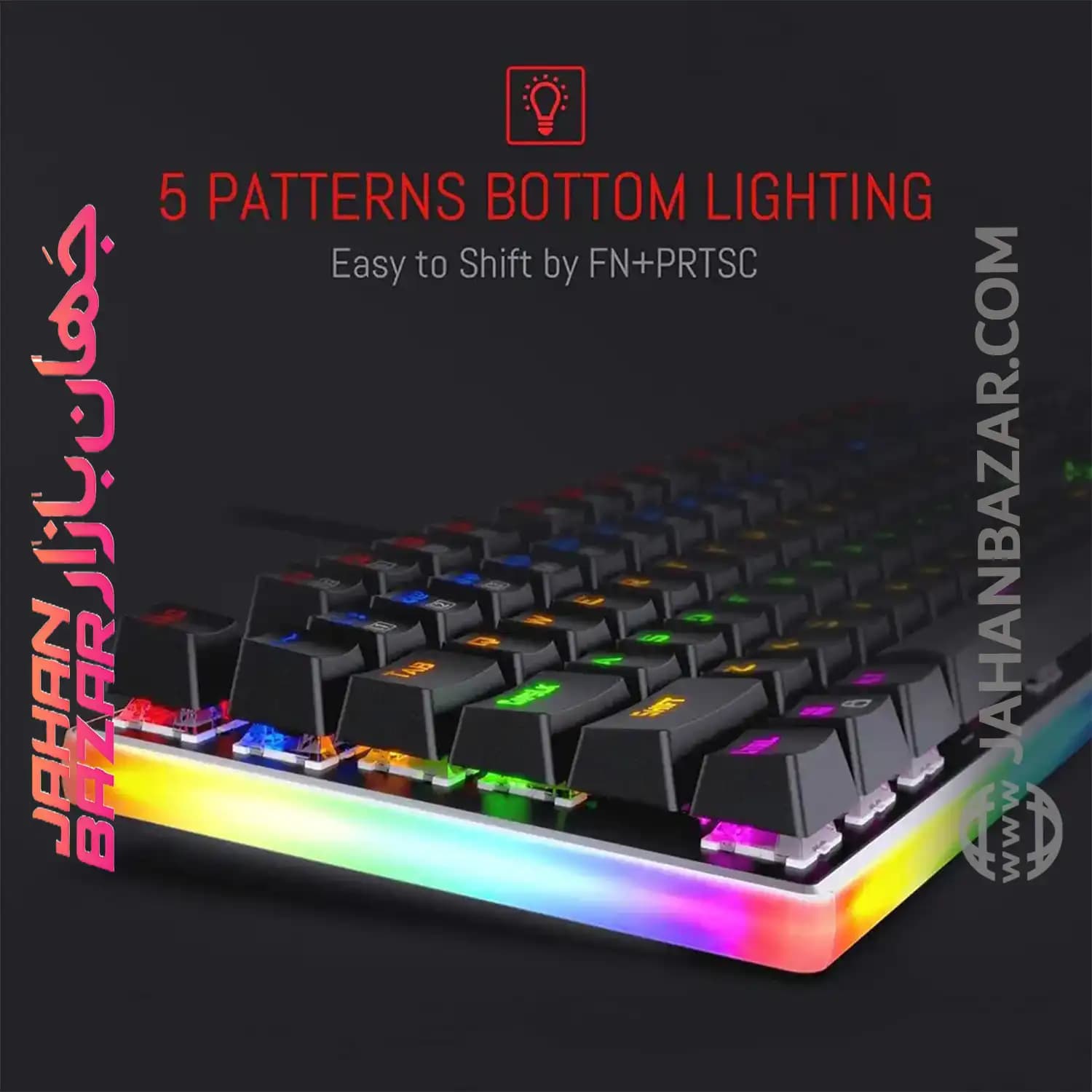 کیبورد مکانیکال گیمینگ ردراگون Redragon مدل Kali K577R RGB — تصویر ۵