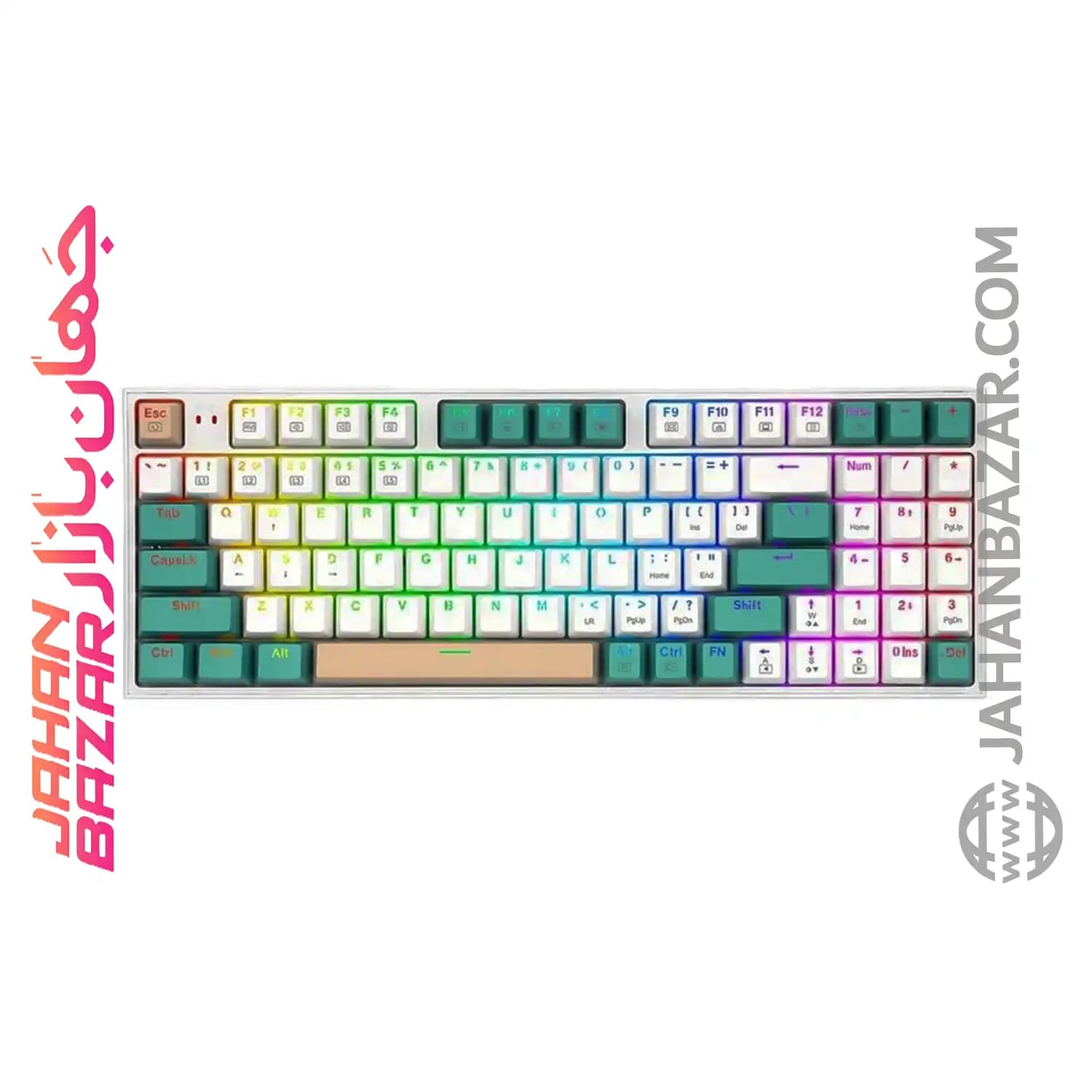 کیبورد مکانیکال گیمینگ ردراگون Redragon مدل VEIGAR K643 PRO WGC RGB