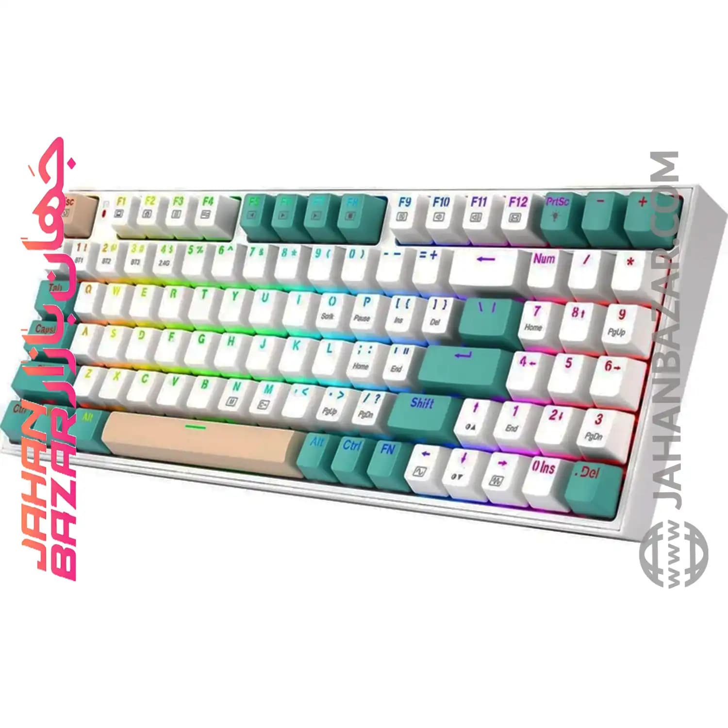 کیبورد مکانیکال گیمینگ ردراگون Redragon مدل VEIGAR K643 PRO WGC RGB — تصویر ۲