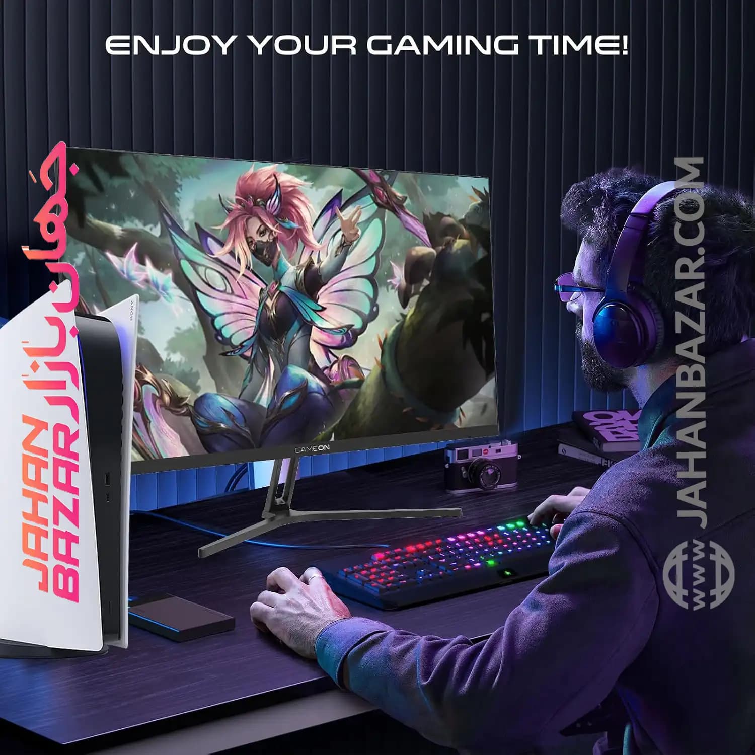 مانيتور گیمینگ 27 اینچ FHD 165HZ GAMEON مدل GOVE127FHD165IPS — تصویر ۶