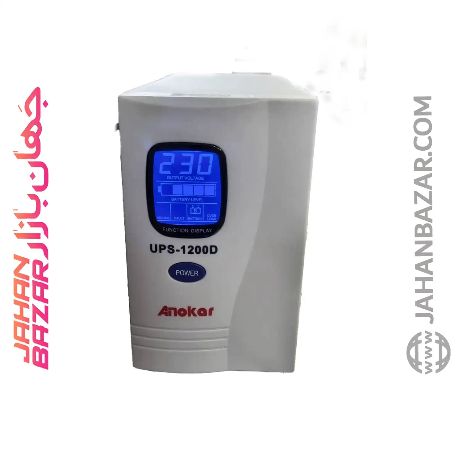 منبع تغذیه بدون وقفه UPS یو پی اس ANOKA مدل 1200D با توان ۱۲۰۰ ولت‌آمپر