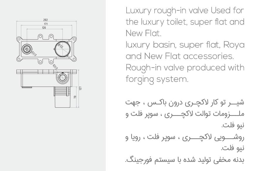 شیر توکار لاکچری کلار داخل باکس — تصویر ۶
