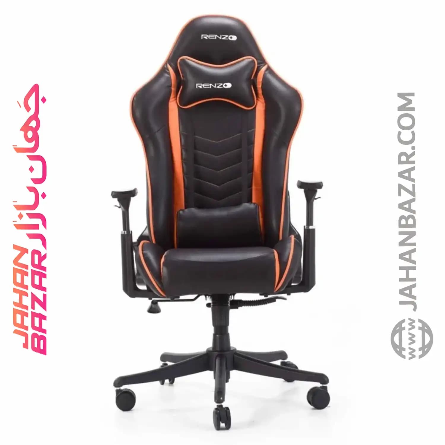 صندلی گیمینگ رنزو مدل Gaming Chair RENZO Orange