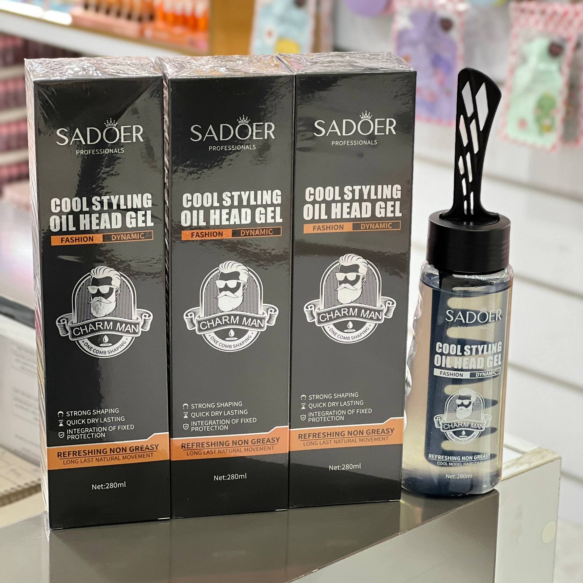 ژل حالت دهنده مو شانه دار سادور SADOER