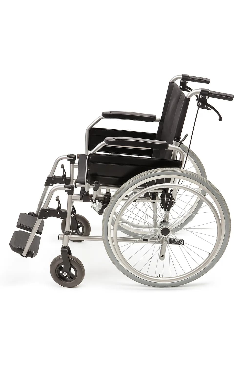 ویلچر آلومینیومی ارتوپدی AL863 ترمز دار سایز X46 — تصویر ۷