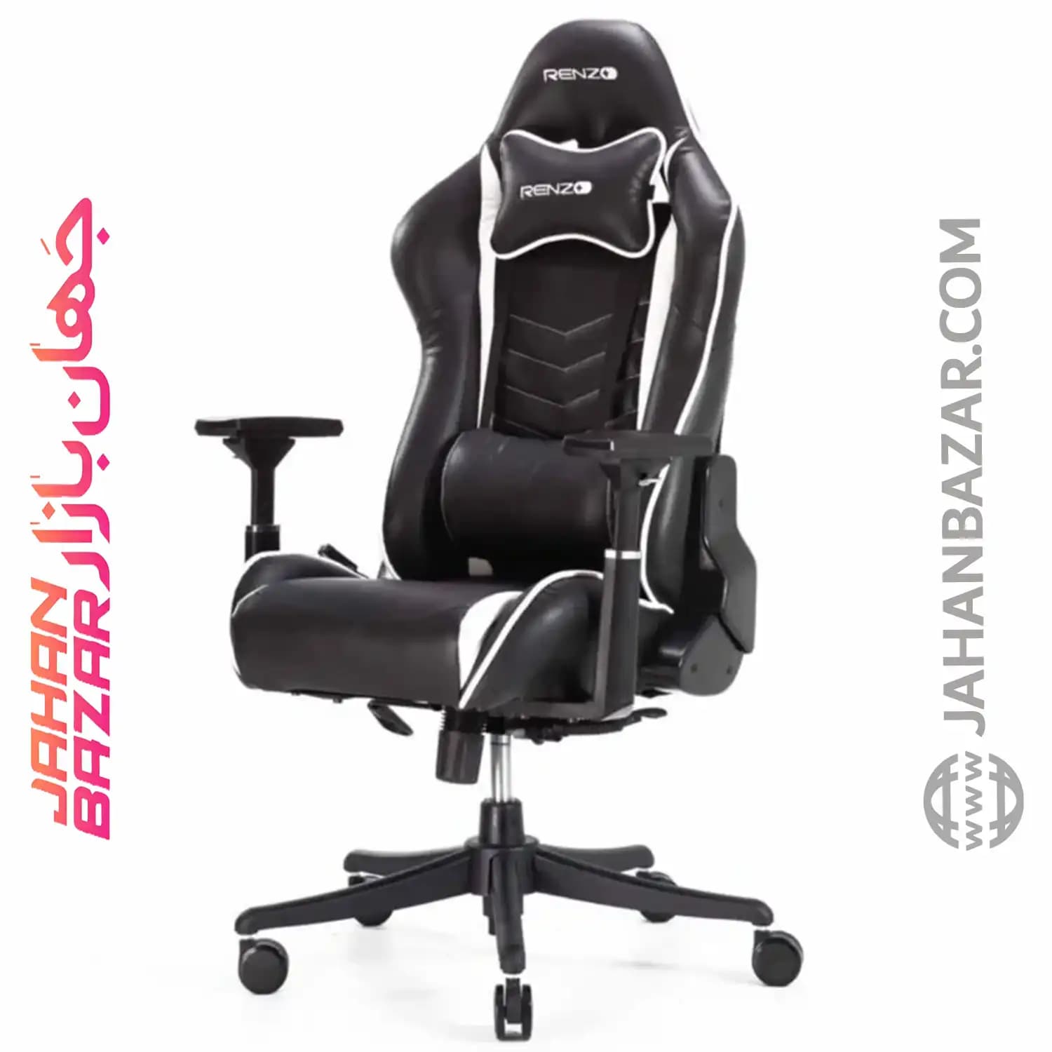صندلی گیمینگ رنزو مدل Gaming Chair RENZO White — تصویر ۸