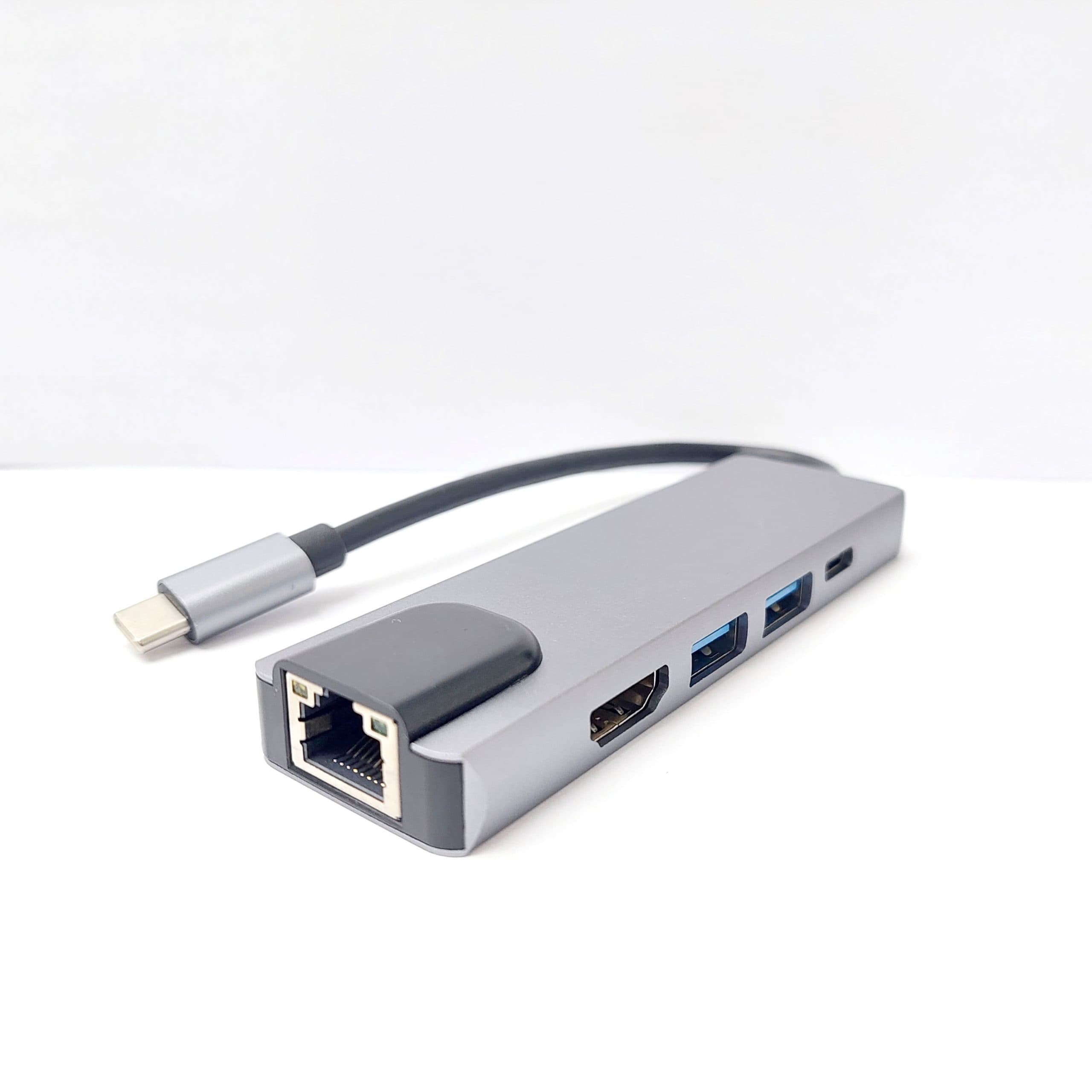هاب Type-c مدل T-3602 TYPE C 5IN1 — تصویر ۳