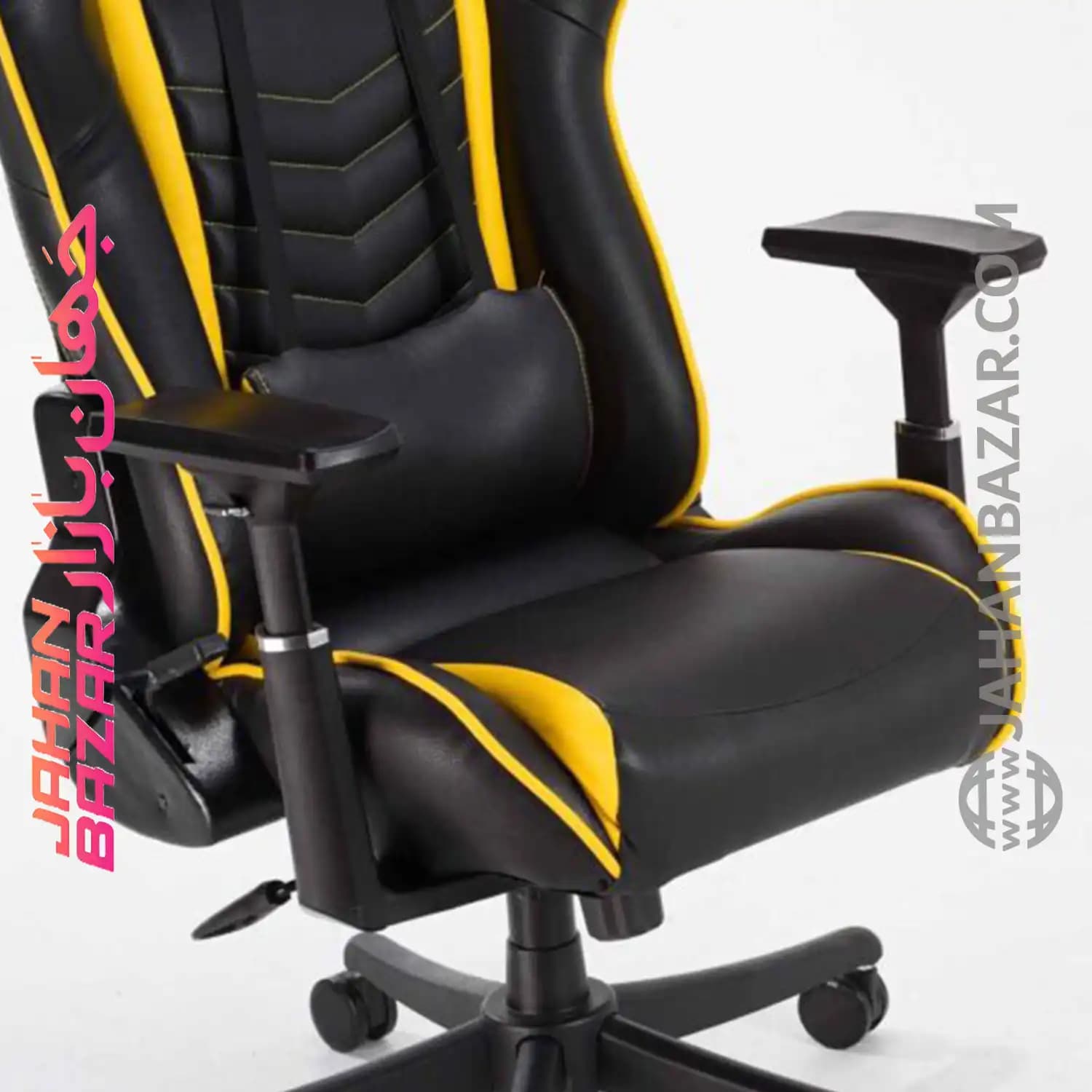 صندلی گیمینگ رنزو مدل Gaming Chair RENZO Yellow — تصویر ۶