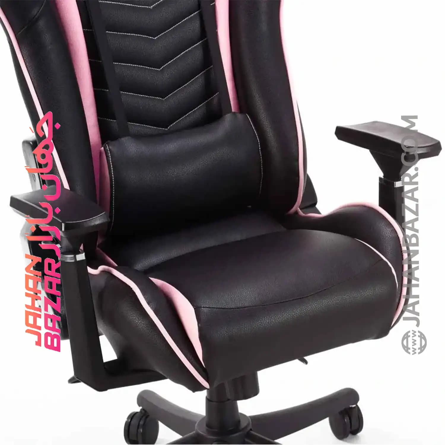 صندلی گیمینگ رنزو مدل Gaming Chair RENZO Pink — تصویر ۲