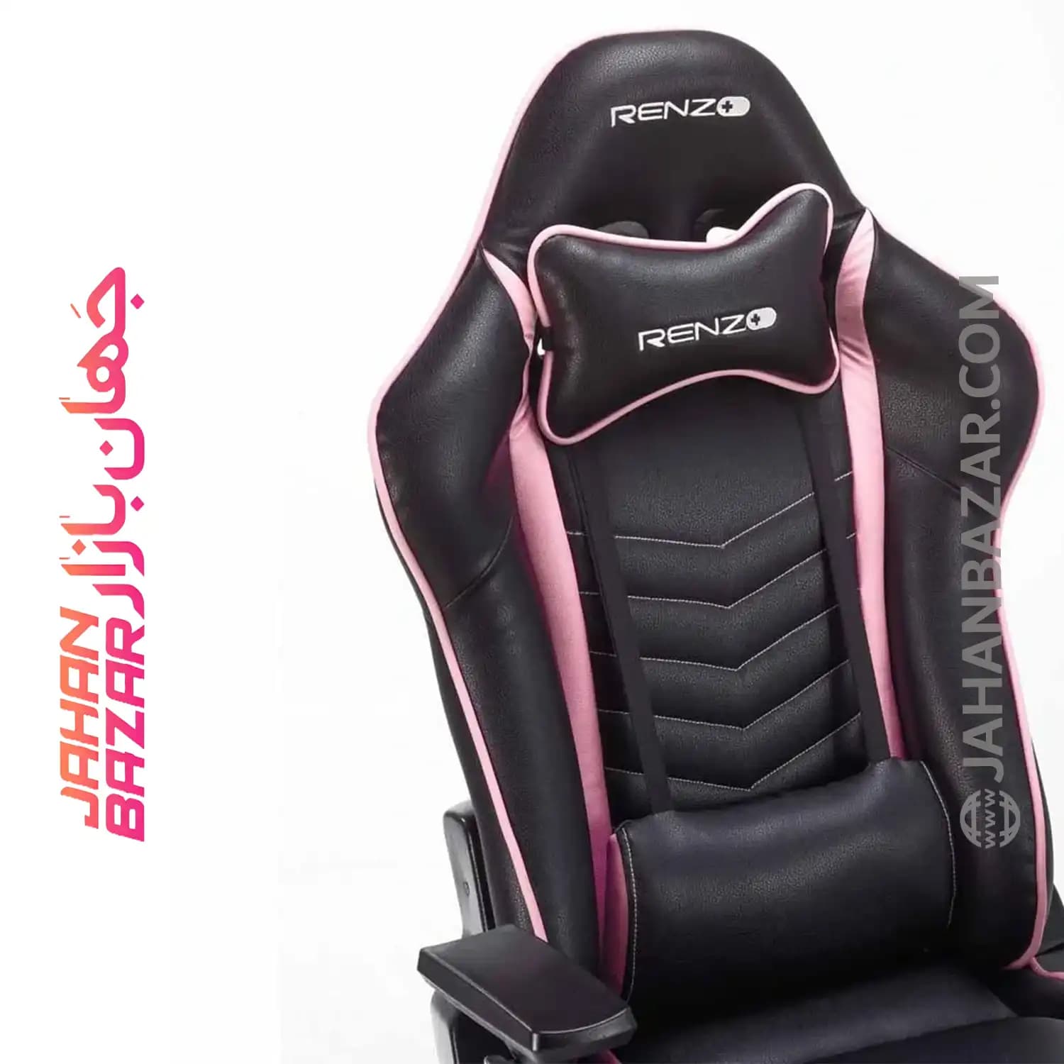 صندلی گیمینگ رنزو مدل Gaming Chair RENZO Pink — تصویر ۶