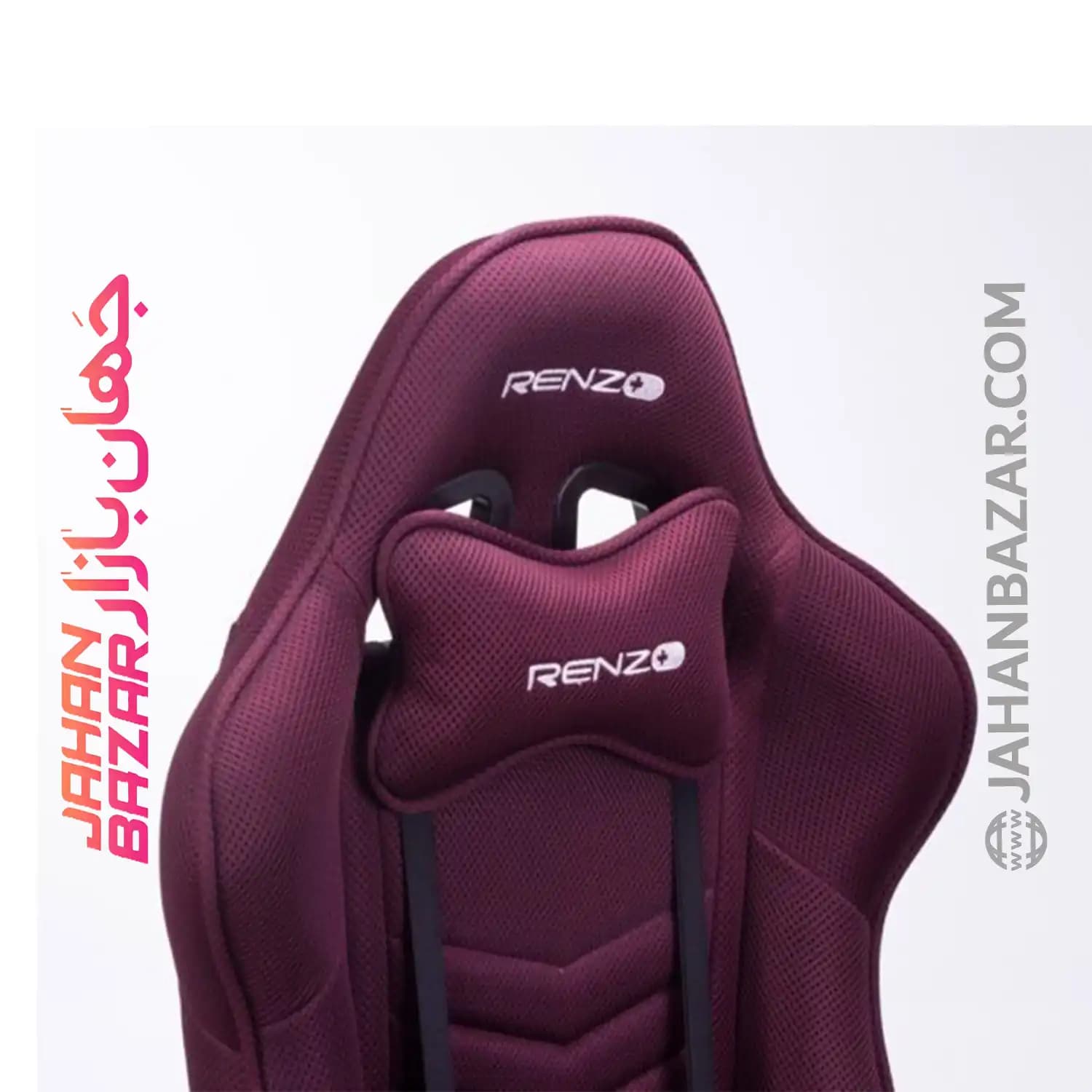 صندلی گیمینگ رنزو هیبرید مدل RENZO HYBRID Crimson زرشکی — تصویر ۶