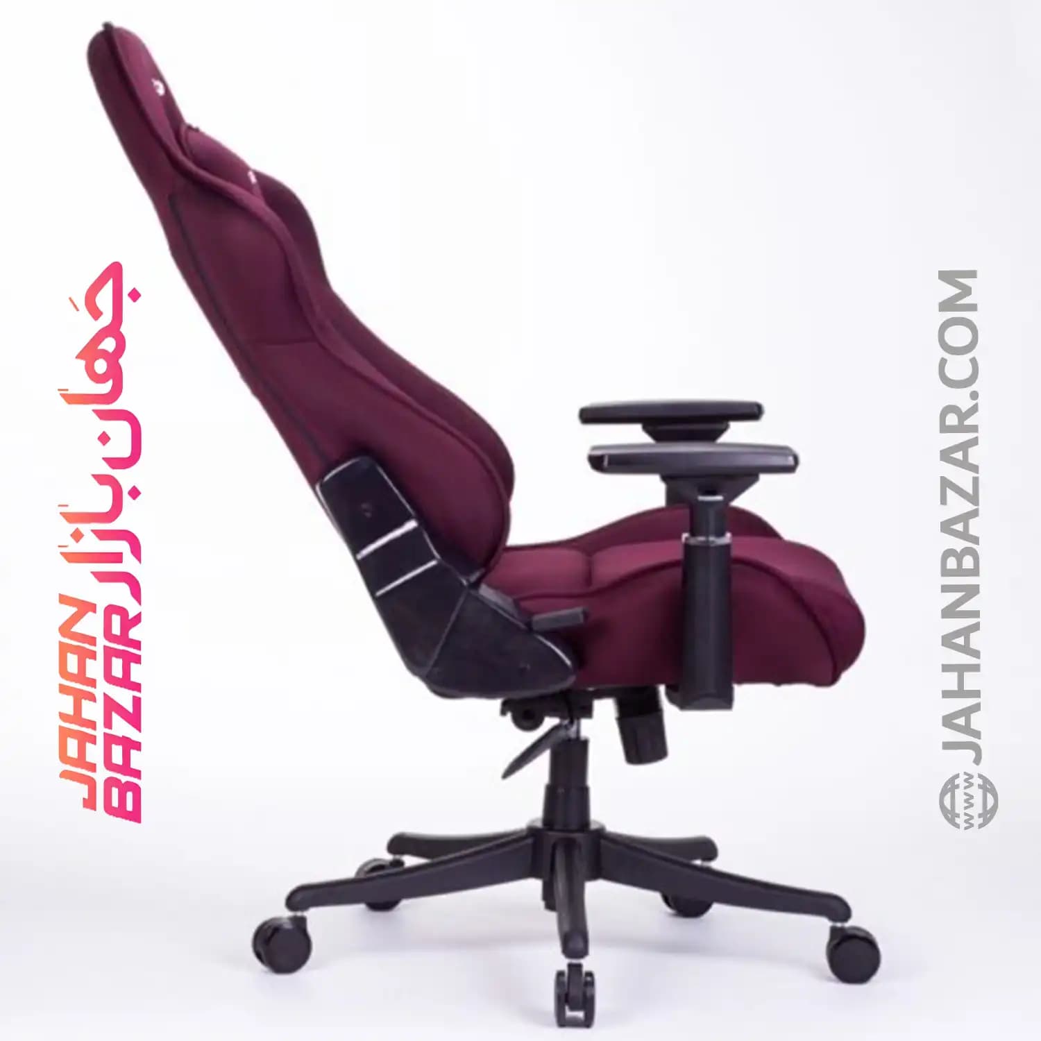 صندلی گیمینگ رنزو هیبرید مدل RENZO HYBRID Crimson زرشکی — تصویر ۴
